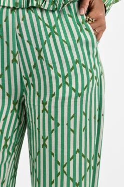 Geisha 61218-20 Broek Groen
