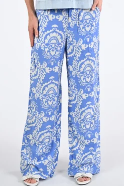 Geisha 51371-26 Broek Licht blauw