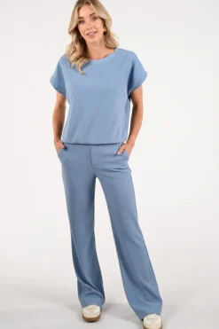 Geisha 61110-21 Broek Licht blauw