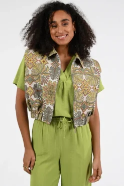 Geisha 65107-20 Gilet Olijf