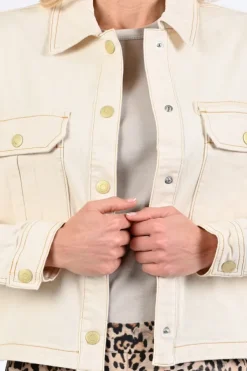 Geisha 55017-10 Jeansjasje Off white