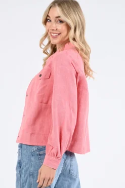 Geisha 55073-14 Jeansjasje Roze