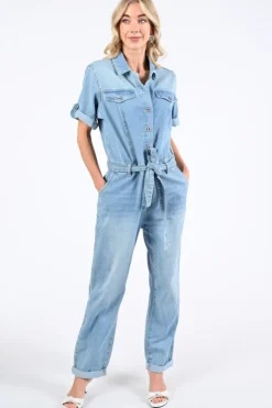 Geisha 51050-10 Jumpsuit Blue denim