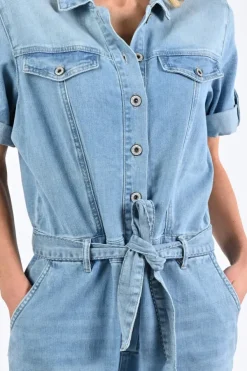 Geisha 51050-10 Jumpsuit Blue denim