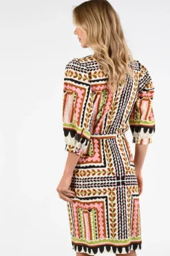 Geisha 67105-20 Jurk korte mouw Roze