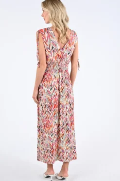 Geisha 57367-60 Jurk mouwloos Cyclaam