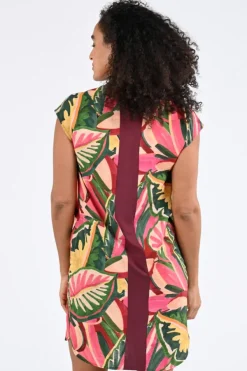 Geisha 67411-20 Jurk mouwloos Cyclaam