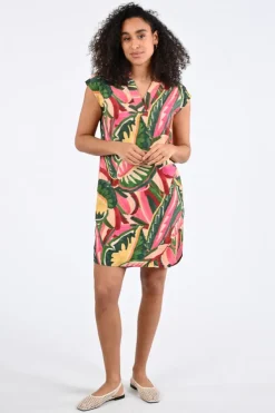 Geisha 67411-20 Jurk mouwloos Cyclaam