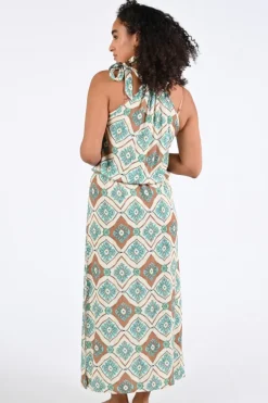 Geisha 67404-20 Jurk mouwloos Groen