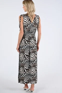 Geisha 57367-60 Jurk mouwloos Off white