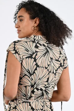 Geisha 67405-20 Jurk mouwloos Zwart