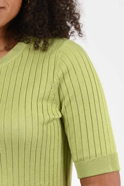 Geisha 64064-14 Pull korte mouw Lime