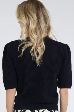 Geisha 64042-29 Pull korte mouw Marine