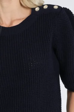 Geisha 64042-29 Pull korte mouw Marine