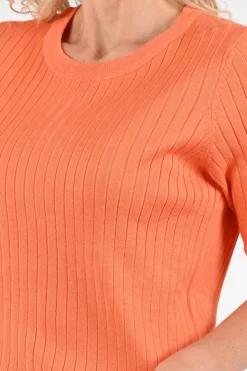 Geisha 64064-14 Pull korte mouw Oranje