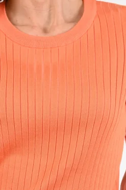 Geisha 64064-14 Pull korte mouw Oranje