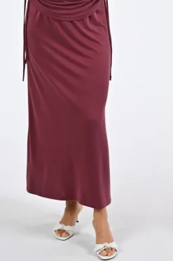 Geisha 66364-20 Rok recht lang Donker rood