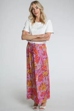 Geisha 66074-60 Rok wijd lang Oranje