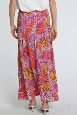 Geisha 66074-60 Rok wijd lang Oranje