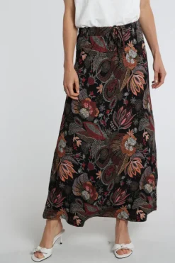 Geisha 66073-60 Rok wijd lang Zwart