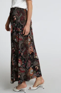 Geisha 66073-60 Rok wijd lang Zwart