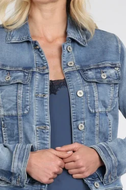 Geisha SABINE Jeansjasje Blue denim