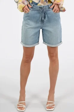 Geisha 61043-10 Short Blue denim
