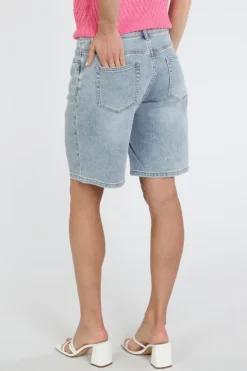 Geisha 61049-10 Short Blue denim