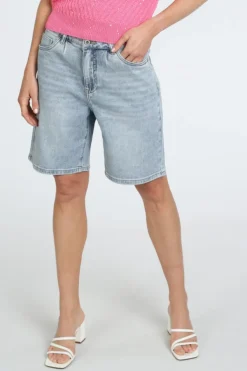 Geisha 61049-10 Short Blue denim