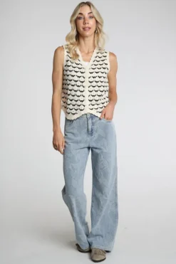 Geisha 64000-10 Top Zwart