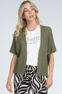 Geisha 64079-70 Vest Olijf
