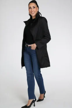 Gil Bret 91615206 Lange jas Zwart