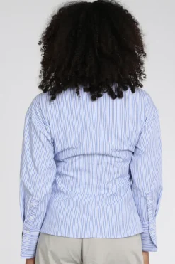 Haute L'Amitié hl10667 Blouse lange mouw Licht blauw