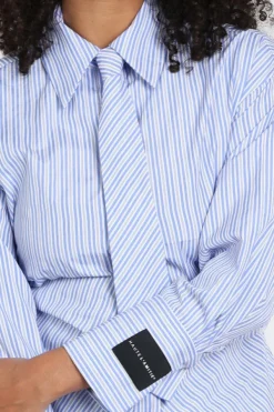 Haute L'Amitié hl10667 Blouse lange mouw Licht blauw