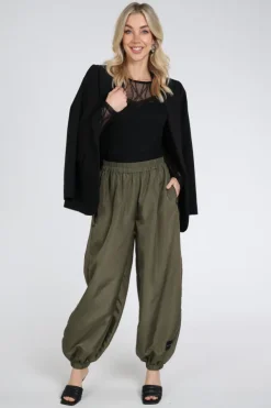 Haute L'Amitié HL10543 Broek Olijf