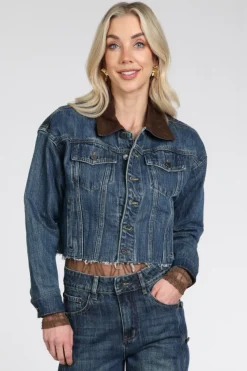 Haute L'Amitié HL10440 Jeansjasje Blue denim