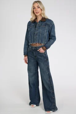 Haute L'Amitié HL10440 Jeansjasje Blue denim