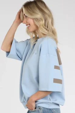 Haute L'Amitié hl10461 Maxi Sweater Licht blauw