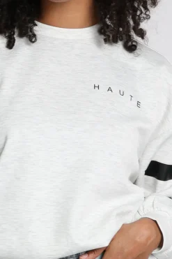 Haute L'Amitié hl10413 Sweater Licht grijs