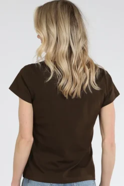Haute L'Amitié HL10006 T-shirt korte mouw Bruin