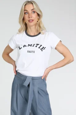 Haute L'Amitié HL10006 T-shirt korte mouw Wit