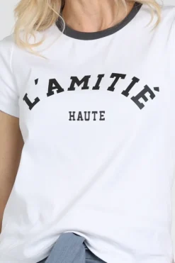 Haute L'Amitié HL10006 T-shirt korte mouw Wit