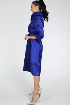 Joseph Ribkoff 261719 Jurk driekwart mouw Royal