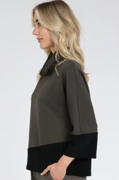 Joseph Ribkoff 263641 Sweater Olijf