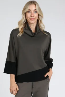 Joseph Ribkoff 263641 Sweater Olijf
