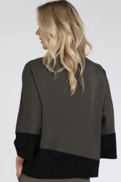 Joseph Ribkoff 263641 Sweater Olijf