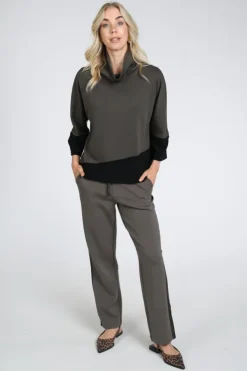 Joseph Ribkoff 263641 Sweater Olijf