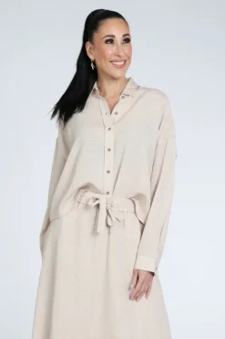 Knit-Ted 261p147 babette Blouse lange mouw Zand