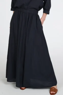 Knit-Ted 261p145 cato Rok wijd lang Marine