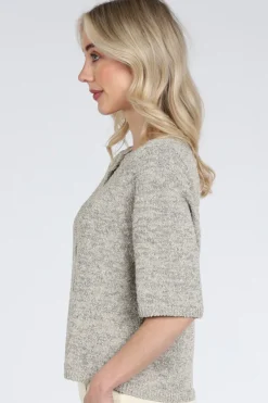 Knit-Ted 261p078 claudie Vest Goud